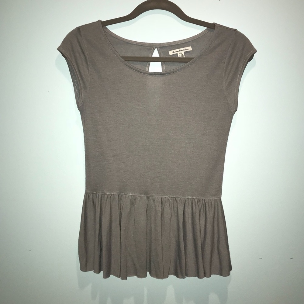 AMERICAN EAGLE Peplum Top - Picture 1 of 4